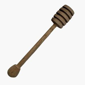 Honey Dipper Wooden Drizzle Stir Stick Server